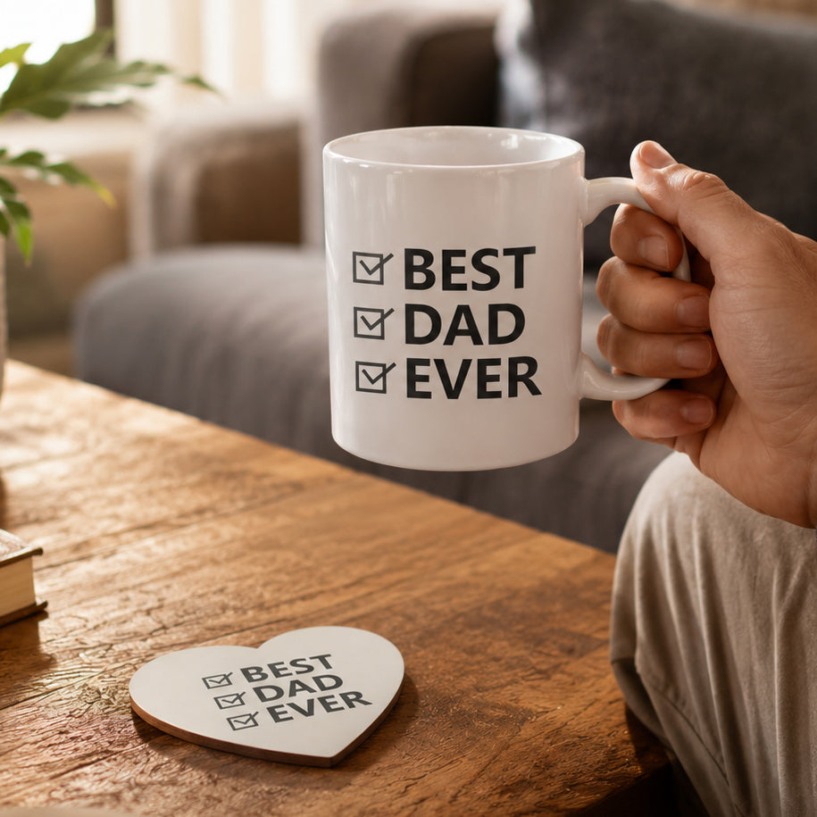 Mug, Coaster & Chocolate Set
