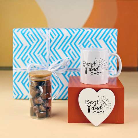 Mug, Coaster & Chocolate Set