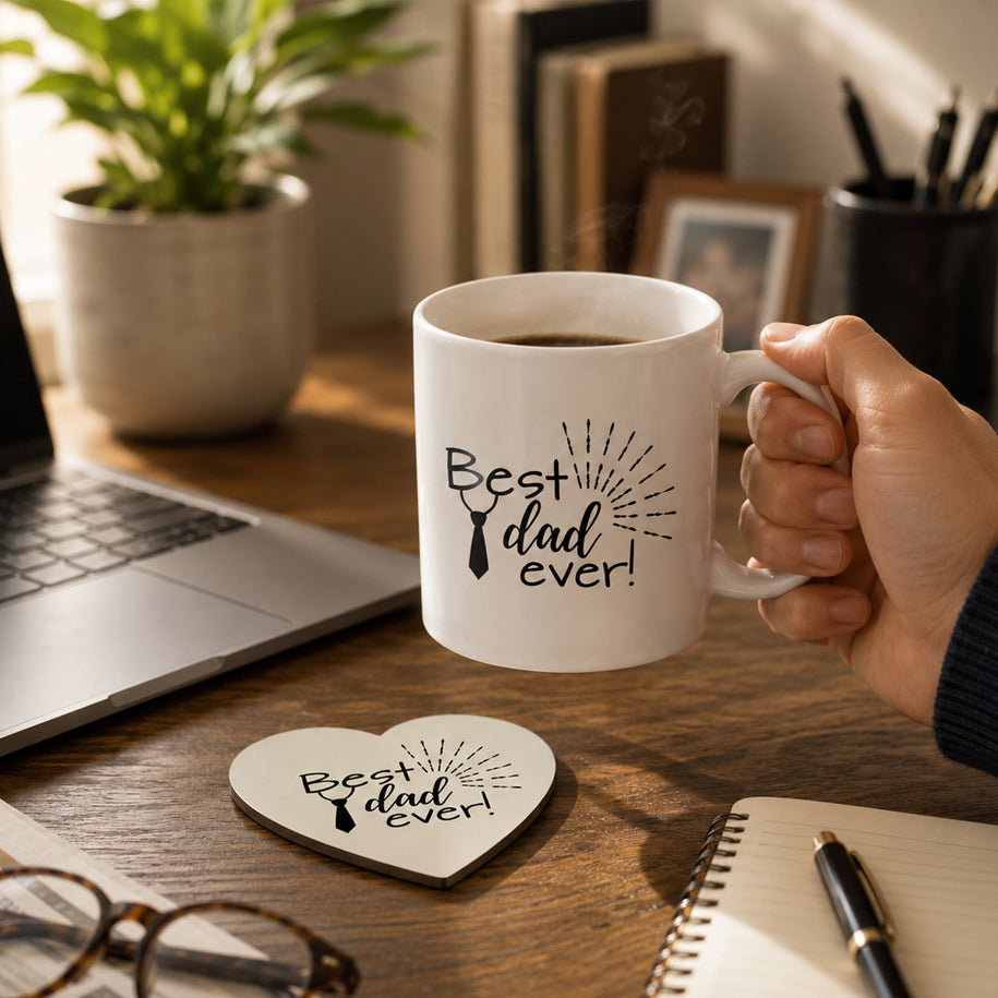 Mug, Coaster & Chocolate Set