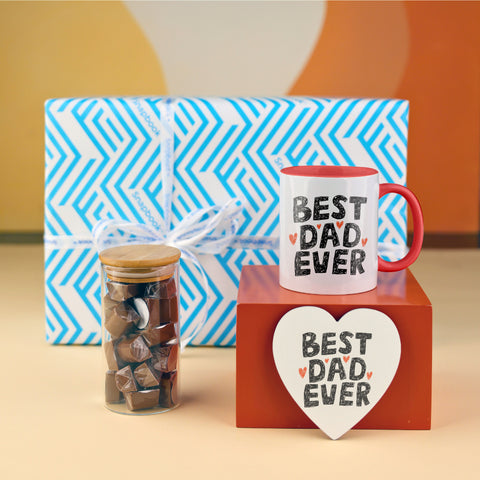 Mug, Coaster & Chocolate Set