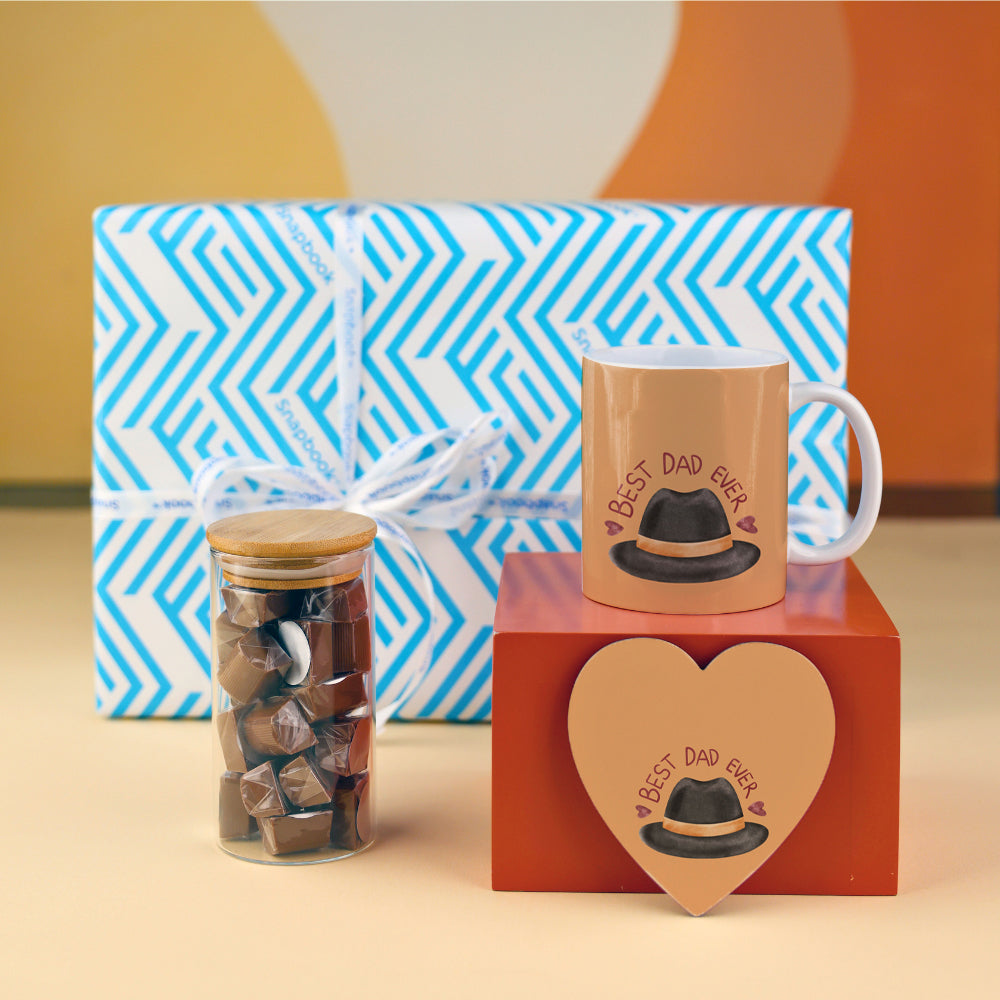 Mug, Coaster & Chocolate Set