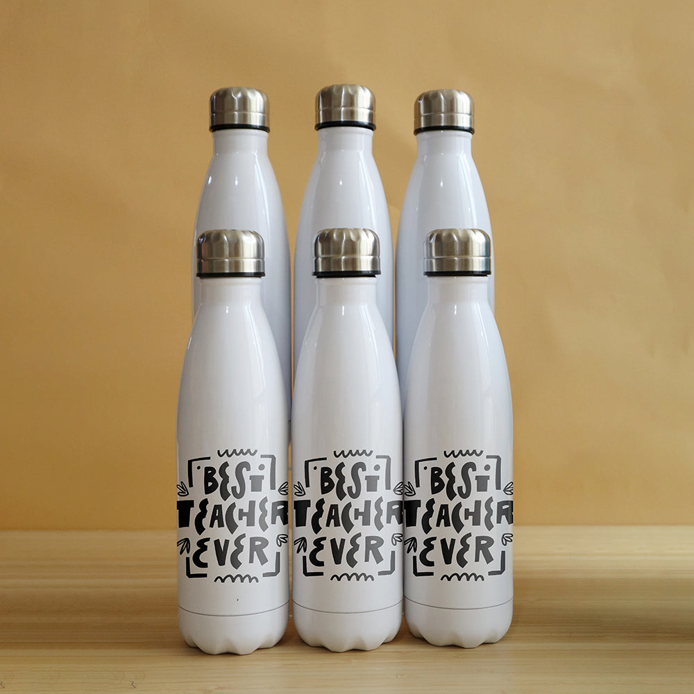 Set of 6 Steel Bottles