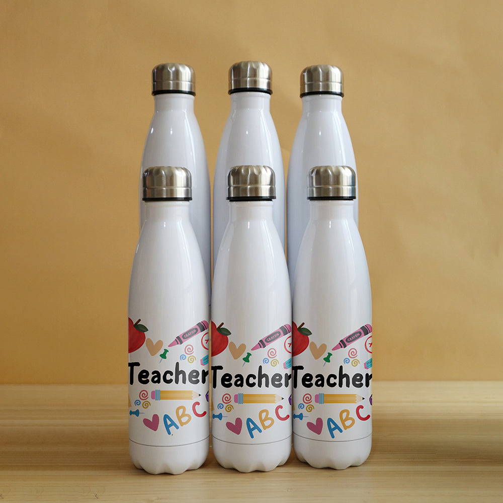 Set of 6 Steel Bottles