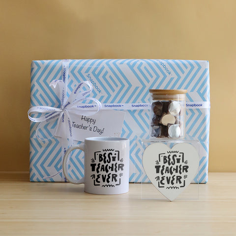 Mug, Coaster & Jar of Chocolates