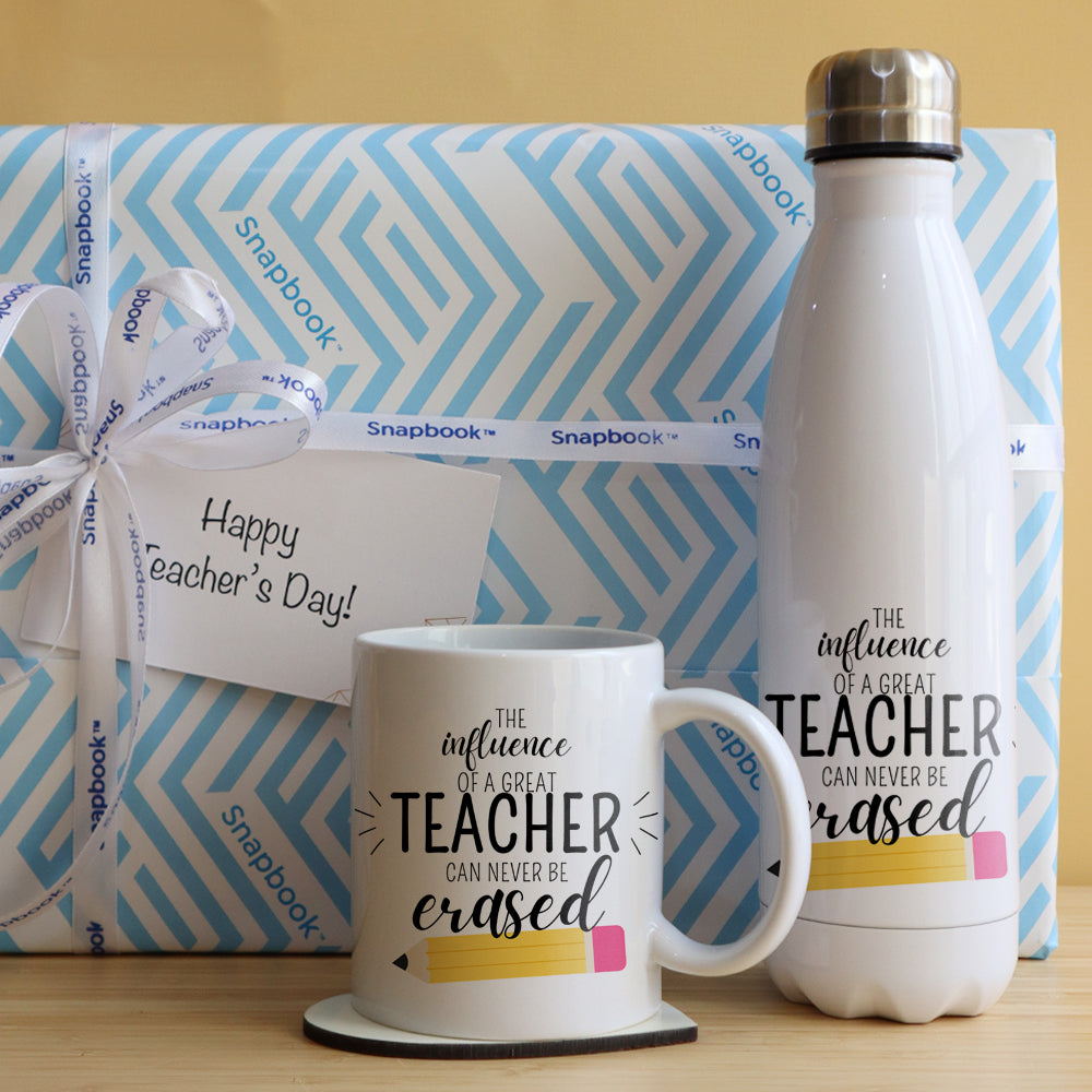 Steel Bottle, Mug & Coaster