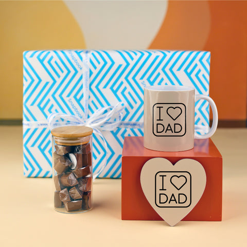 Mug, Coaster & Chocolate Set